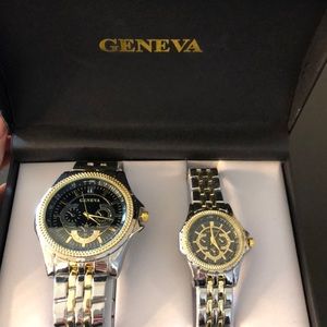 Brand new His and her Geneva watches